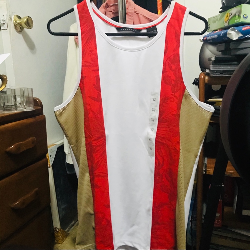 Sean John Men's Big-Tall Oasis Tank Top Medium
